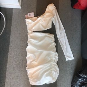 Tiger mist one sleeve dress